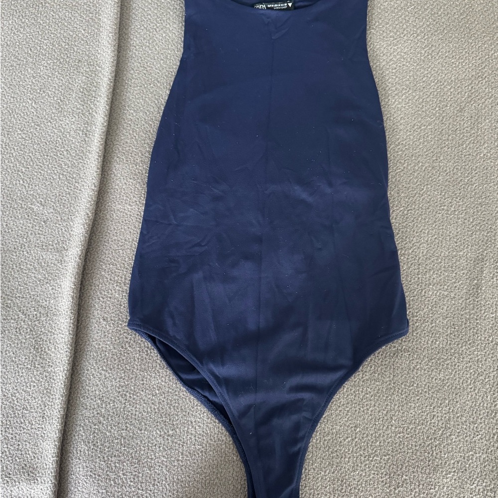 Zara Deep Blue Bodysuit